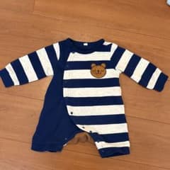 長袖ロンパース くまのサムネイル