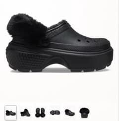 Crocs ストンプブラインドクロッグ ブラックのサムネイル