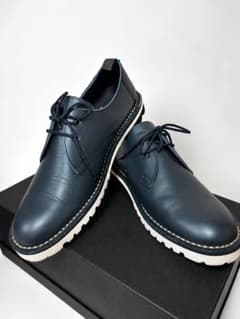 LANVIN en Bleu メンズ レザーシューズ 25.5cmのサムネイル