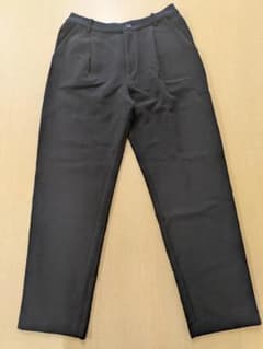 ★美品★　evam eva　ブラック　ワンタックスラックス