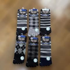 FIVE TOES 五本指ソックス 27-29cm ６点セットのサムネイル