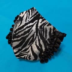 ゼブラ柄♡フリル♡マスクのサムネイル