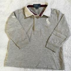 りえさん専用☆ラルフローレン ポロシャツ 長袖 gray 90cmのサムネイル