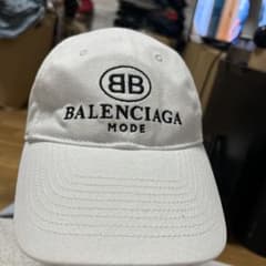 BALENCIAGA MODE キャップ ホワイト
