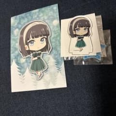 청춘 돼지 야로 아카기 이루미 아크릴 스탠드 빅 카메라 블루 돼지 엽서