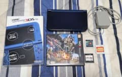 【美品】Newニンテンドー3DS LL メタリックブルー【起動確認・動作確認済】