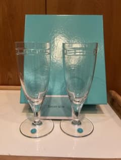 新品未使用　ティファニーのワイングラスのサムネイル