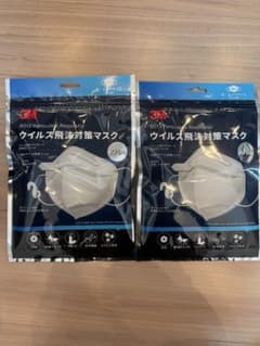 3M 9013 ウイルス飛沫対策マスク KF94 ふつうサイズ 2袋 新品未使用