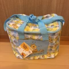 くまのプーさん プラチナムザッカクーラーバッグ　水色