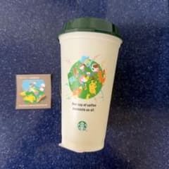 Starbucks Pokémon リユーザブルカップ 473ml+ステッカーのサムネイル