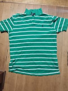 Polo Ralph Lauren ボーダー ポロシャツ グリーンのサムネイル