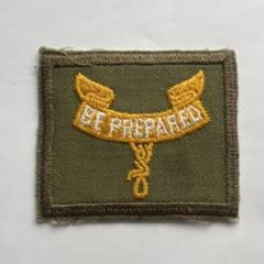 ビンテージ ボーイスカウト ワッペン アメリカ BE PREPARED - メルカリ