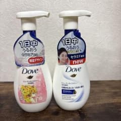 Dove ダヴ ビューティモイスチャー 泡洗顔料 限定デザインノーマル各1本づつのサムネイル
