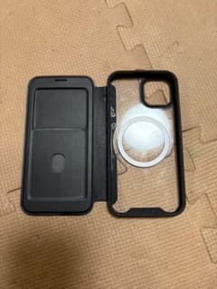 MagSafe対応 手帳型ケース ブラック　iPhone14のサムネイル