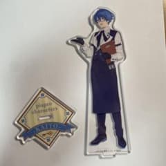 KAITO ボーカロイド 一番くじ アクリルスタンド 缶バッジ付きのサムネイル