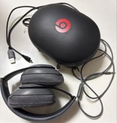 Beats studio3 グレー 充電、有線コード、キャリングケース付き - メルカリ