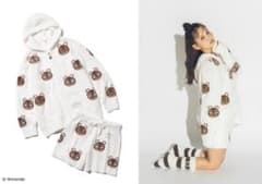 ☆新品未使用☆どうぶつの森コラボ　つぶまめジェラピケパーカー&ショートパンツのサムネイル