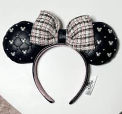ディズニー　カチューシャ　キルティング　パールのサムネイル