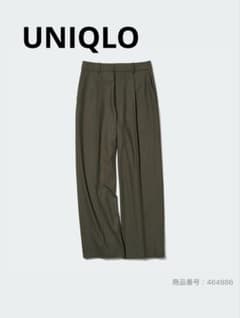 UNIQLO ワイドパンツ カーキ Sサイズのサムネイル