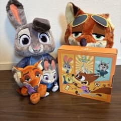 Disney ズートピア ぬいぐるみ ペアぬいぐるみ ジュディニックのサムネイル
