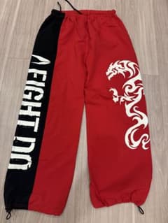 Aラディカルフィットネス FIGHT DO ドラゴン柄 ロングパンツ Sサイズ
