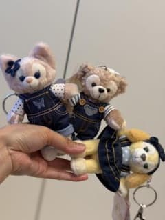東京上海香港ディズニー　リーナベルクッキーアンダフィーぬいぐるみキーホルダー 東京上海香港ディズニー リーナベルクッキーアンダフィーぬいぐるみ