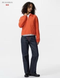 ユニクロ UNIQLO JW ANDERSON ジーンズ ネイビー 25 Mのサムネイル