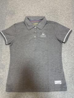 le coq sportif GOLF レディース　半袖ポロシャツグレー　Ｌのサムネイル