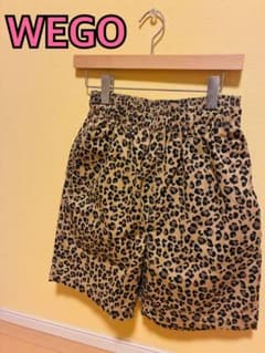 ハ*☆様 WEGO ウィゴー レオパード柄 ショートパンツ ヒョウ柄 レディースのサムネイル