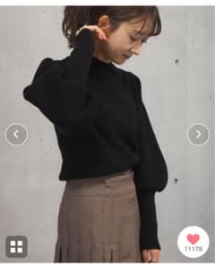 tiptop 黒ハイネックニットのサムネイル