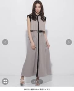 united tokyo シアープリーツバイカラーワンピース　26SS united tokyo シアープリーツバイカラーワンピース 26SS - メルカリ