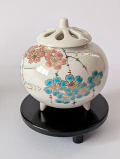 京焼　香菊窯　花の香炉 京焼 香菊窯 花の香炉 - メルカリ