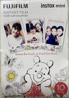 FUJIFILM instax mini くまのプーさん インスタントフィルムのサムネイル
