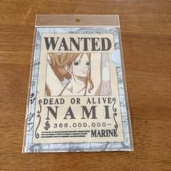 ワンピース ナミ 手配書 クリアファイル A6 麦わらストア - メルカリ
