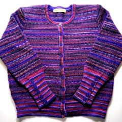 MORIOKA SACHIKO カーディガンとスカートセット絹100% MORIOKA SACHIKO モリオカサチコ ＊ニット カーディガン - メルカリ