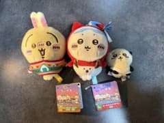 9月末までの出品　ハチワレ、ウサギ、ちいかわ、モモンガぬいぐるみ一式 楽天市場】【11月1日限定！ポイント5倍】Play Charm ちいかわ