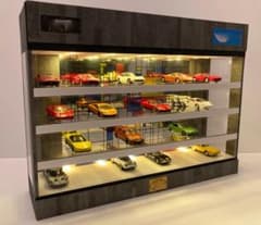 1/64展示20台可能・BRシンメトリー・2層式ディスプレーBOX/ネオジオラマ 1/64展示40台！可能・モンドリアン・4層式ディスプレーBOX /ネオ