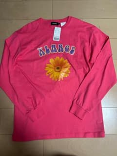 XLARGE L/S TEE FLOWER ピンク Lのサムネイル