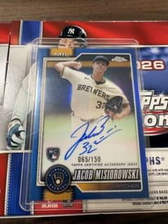 2026 Topps Chrome Jacob Misiorowskiのサムネイル