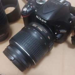 最終値下げNikon D5200 デジタル一眼レフカメラ望遠レンズも付属　超美品のサムネイル