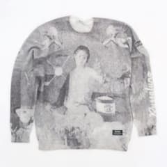 Russeluno GRAPHIC KNIT SWEATER アンゴラニット Russeluno GRAPHIC KNIT SWEATER アンゴラニット - メルカリ