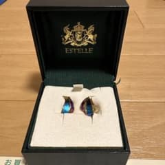 ESTELLE イヤリング ブルー パープルのサムネイル