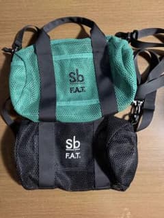 2色セット F.A.T. × sb コラボ メッシュミニボストンバッグ 2WAY 