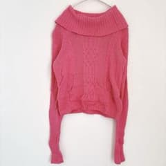 Old Navy Knit Turtleneck Long Sleeve Cable Knit M Stylish y2k