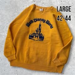 最初期 希少 ビンテージ ディズニー ワールド スウェット DISNEY L ②