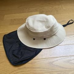 アウトドアハット　サファリハット　ベージュ　LLサイズ　メッシュ　メンズのサムネイル