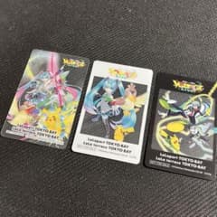 ポケモン 初音ミク ららぽーとTOKYO-BAY 限定クリアカード 3種類