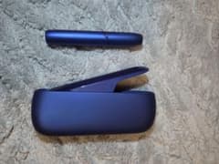 IQOS3 本体 ブルー本体　カバーと純正クリーナー付きのサムネイル