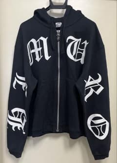 美品】氷室京介 クロムハーツ ジップアップフーディ パーカー コラボ