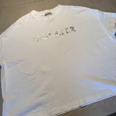 MONCLER Tシャツ ホワイト シルバーロゴのサムネイル